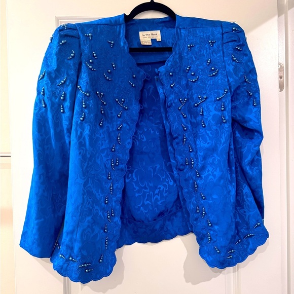 Vintage In The Mood Beaded and Embroidered Suit Jacket - Picture 2 of 7